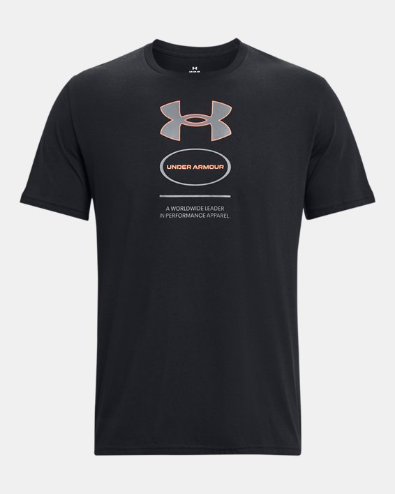 Tee-shirt UA Branded Gel Stack pour homme, Black, pdpMainDesktop image number 4